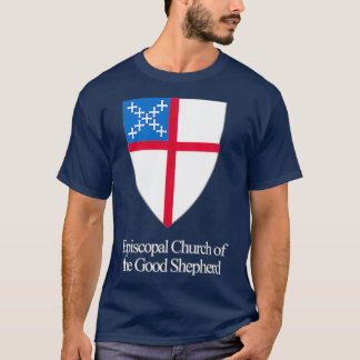 Mannen op maat ontworpen bisschoppelijke kerk van  t-shirt