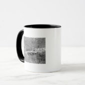 Mannen op Wagon Wave en Tip Petten op Fotograaf Mok (Voorkant links)