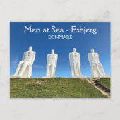 Mannen op Zee Denemarken Ansichtkaart! Briefkaart (Voorkant)
