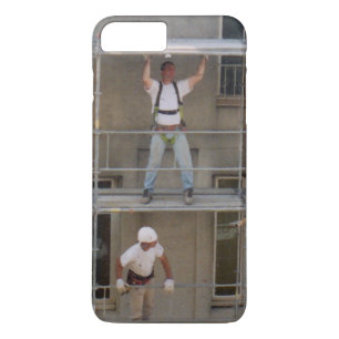 Mannen op zwevende deeltjes Case-Mate iPhone case