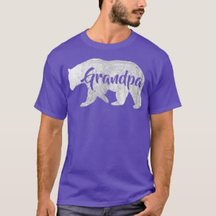 Mannen opa Beer Geweldige kamperen T-shirt