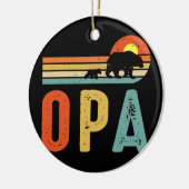 Mannen Opa-Beer Mannen  Retro Beer Decor Keramisch Ornament (Links)