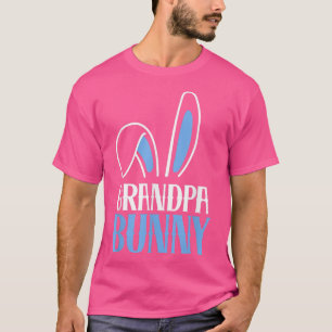 Mannen opa Bunny Costume Funny Family Matching E T-shirt