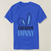 Mannen opa Bunny Costume Funny Family Matching E T-shirt (Design voorkant)