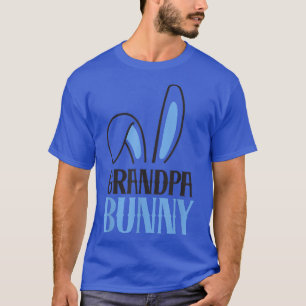 Mannen opa Bunny Costume Funny Family Matching E T-shirt