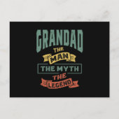 Mannen opa de Legende opa Gift Briefkaart (Voorkant)