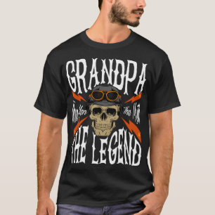 Mannen opa Het Man De mythe Het legendarische ontw T-shirt