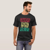 Mannen Opa Idee Voor Trots Opa Opa Retro T-shirt (Voorkant volledig)