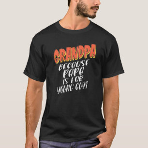Mannen Opa Idee Voor Trots Opa Opa Retro T-shirt