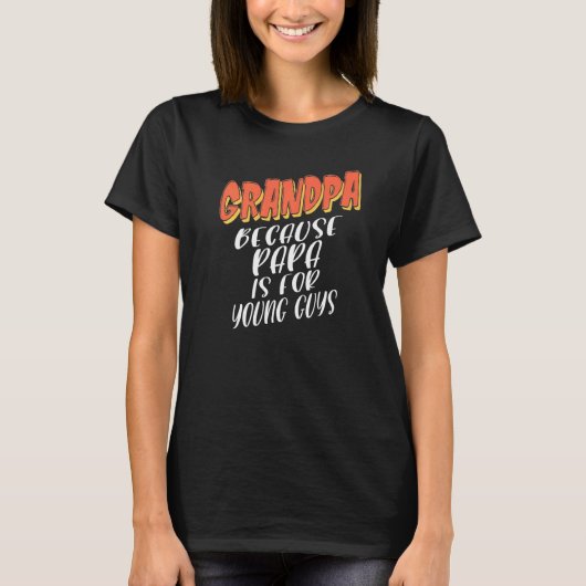 Mannen Opa Idee Voor Trotse Grootvader Opa Retro T-shirt (Voorkant)