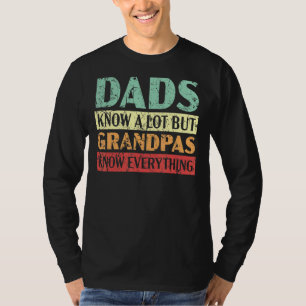 Mannen opa kent alles opa t-shirt