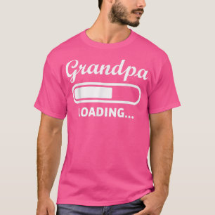 Mannen opa ladingzwangerschap Grote aankondiging T-shirt