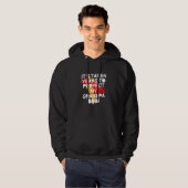 Mannen Opa Lichaam Gewichtheffer Grap Training Gy Hoodie (Voorkant volledig)