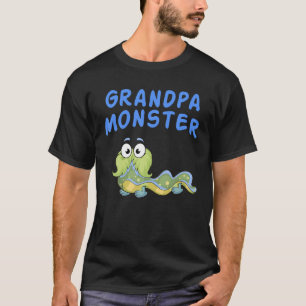 Mannen Opa Monster shirt Verjaardag Familie Monste