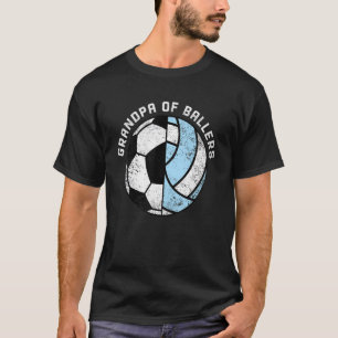 Mannen opa van balletjesvolleybalklep t-shirt