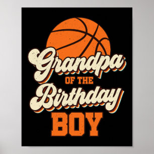Mannen opa van de jarige Bysketbyll Papa F Poster