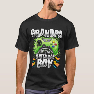 Mannen opa van de jongen die de video van de geboo t-shirt
