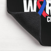 Mannen opa van een Warrior CHD Congenital Heart Di Muismat (Hoek)