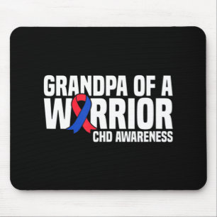 Mannen opa van een Warrior CHD Congenital Heart Di Muismat