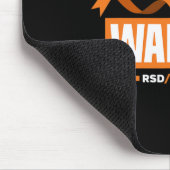 Mannen opa van een Warrior Support supporter RSD C Muismat (Hoek)