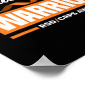 Mannen opa van een Warrior Support supporter RSD C Poster (Hoek)