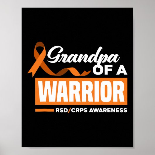 Mannen opa van een Warrior Support supporter RSD C Poster (Voorkant)
