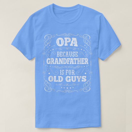 Mannen Opa van kleinkinderen Mannen Funny Vaderdag T-shirt (Design voorkant)
