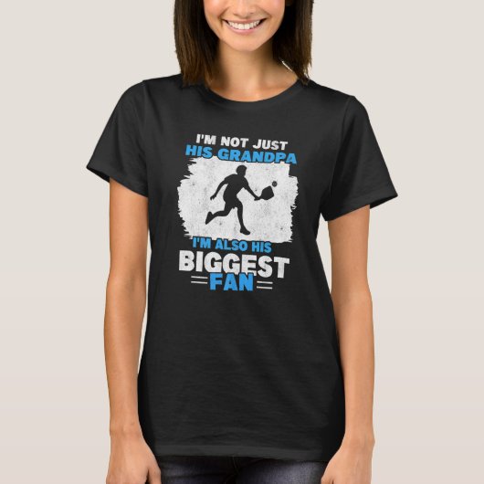 Mannen opa van Pickleball Player Boy Grandfather T-shirt (Voorkant)
