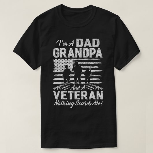 Mannen opa voor mannen vaderdag ik ben pa Grand T-shirt (Design voorkant)