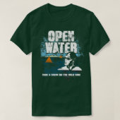 Mannen open zwemmen en triathlon t-shirt (Design voorkant)
