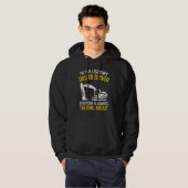 Mannen operator voor graafmachines hoodie (Voorkant volledig)