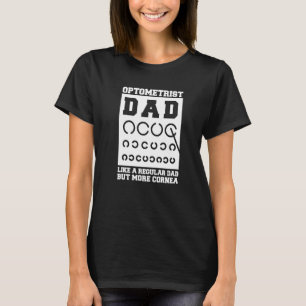 Mannen optometrie voor een optemetrist vader t-shirt