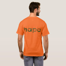 Mannen Oranje Hapa T-Shirt