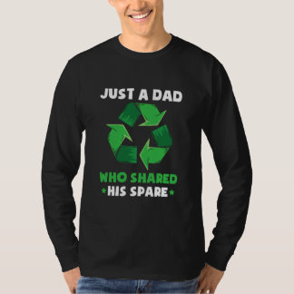 Mannen orgaandonatieontwerp voor uw donor t-shirt