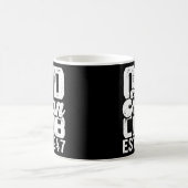 Mannen Oude Man Club Est 1947 Funny Senior Citizen Koffiemok (Center)