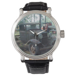 Mannen Oude Vintage-auto Horloge