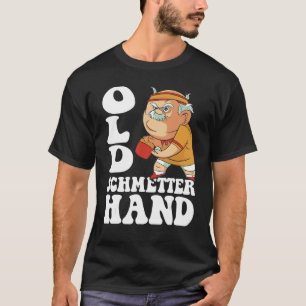 Mannen ouwe vlinder met opa-klep t-shirt