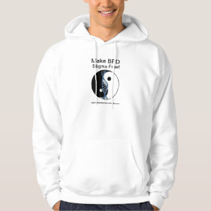 Mannen "Over deze Logo" Hoodie