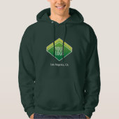 Mannen Overgedragen overhemden met aangepaste Logo Hoodie (Voorkant)
