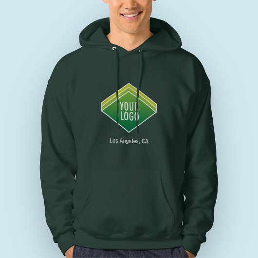 Mannen Overgedragen overhemden met aangepaste Logo Hoodie