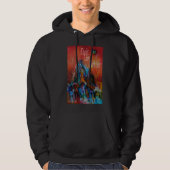 Mannen overhemd I Hoodie (Voorkant)
