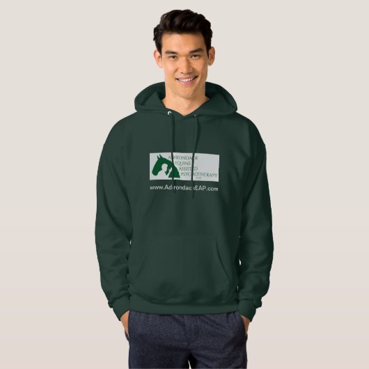 Mannen overhemd met Adirondack EAP-logo Hoodie (Voorkant volledig)