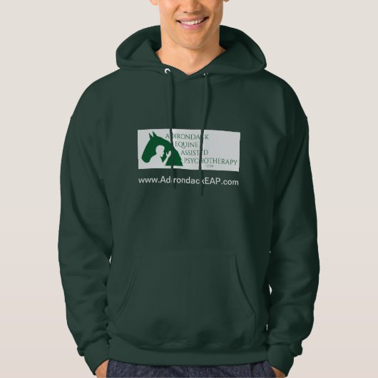 Mannen overhemd met Adirondack EAP-logo Hoodie (Voorkant)
