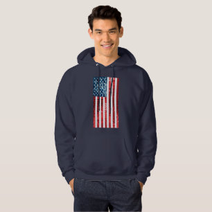 mannen overhemd met  vlag hoodie