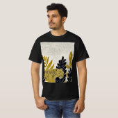 Mannen overhemd t-shirt (Voorkant volledig)