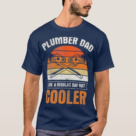 Mannen pa Regular Cooler Pipefitter Pipefitting T-shirt (Voorkant)