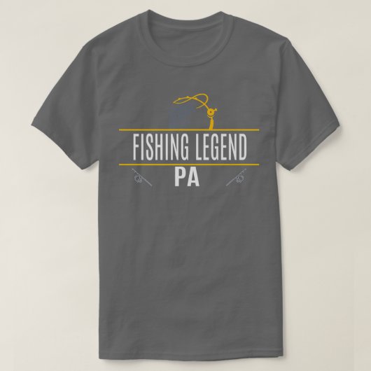 Mannen Pa Vist grootvader Legend T-shirt (Design voorkant)