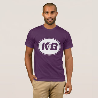Mannen Paars T-shirt K&B