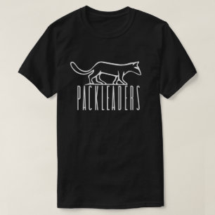 Mannen PackLeader-Logo *Zwart* T-shirt