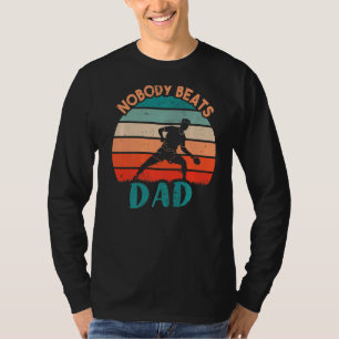 Mannen Paddle Ping Pong Racket Tafeltennis T-shirt